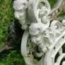 Old Heavy Cast Iron Garden Bench Ends Image 2