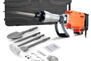 Demolition Jack Hammer Concrete Breaker 2200W Electric Hammer 4 Chisel Bits