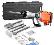Demolition Jack Hammer Concrete Breaker 2200W Electric Hammer 4 Chisel Bits