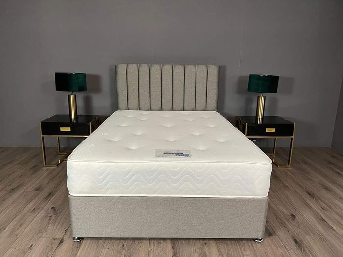 Standard Double Bed Mattress and headboard