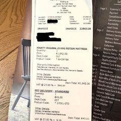 King Mattress was 1842euro now 350euro