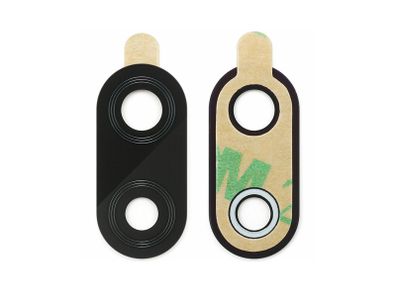For Huawei P20 Lite Rear Back Camera Lens Glass Cover Black With Adhesive New - FHT04HCL