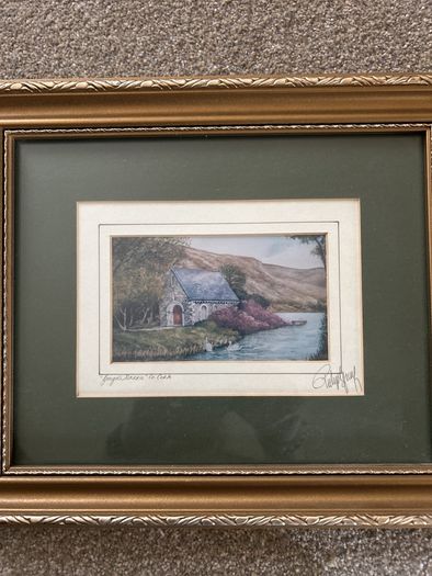 Phillip Gray framed original print of the Gougan Barra Co. Cork