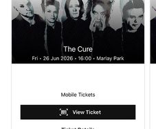 The Cure tickets