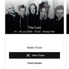 The Cure tickets