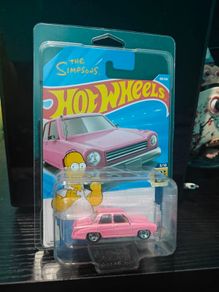 Hot Wheels Simpsons Car Long Card With Protector