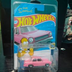 Hot Wheels Simpsons Car Long Card With Protector