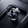 BOROFONE BC61 Ocean 45W (High Power) USB-A and USB-C / Type-C Dual Port Car BT FM Transmitter(Black) Image 2