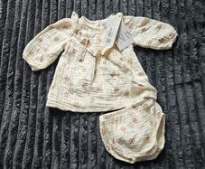 Zara Soft Baby Dress With Baby Knickers