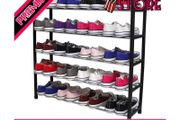 5 Tier Shoe Rack Organiser, Heavy duty storage unit, Quick Assembly No Tools Required, Holds upto 15-20 pairs (FREE SHIPPING)