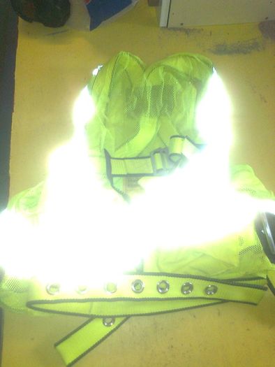 High Vis Vest Safety Harness Size L-XL
