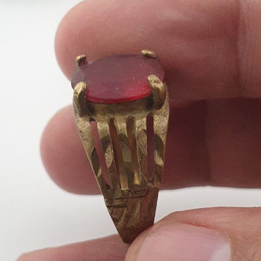 Antique Mix Rings Treasure 15 Assorted Brass Designs