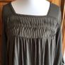 Ladies Kaya Concept Kahki Green 3/4 Sleeve Top Eu 52 Uk 26 includes  postage Image 2