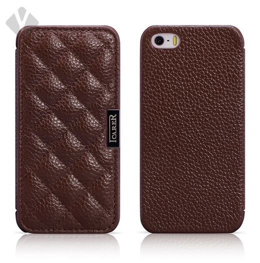 iPhone 5/5s/5se Classic-Check Leather Cases