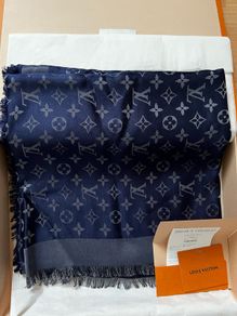 LOUIS VUITTON Monogram Shine Shawl M73658 56x56