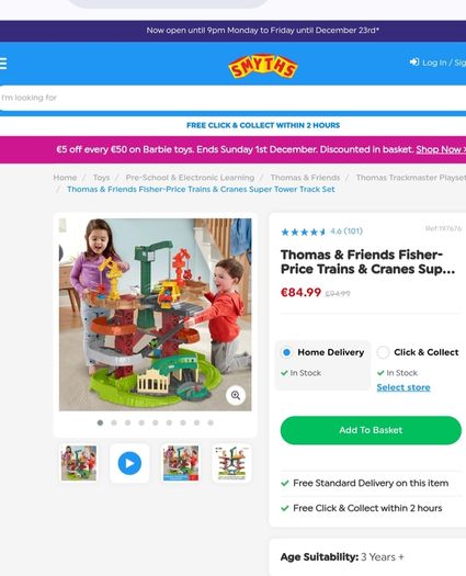Thomas and Friends Cranky Super Tower