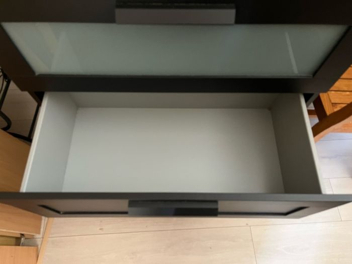 2 x IKEA BRIMNES 3-drawer chest in black