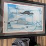 1980/90s Purchased via middle east Two Signed Alfred Gockel Abstract Figurative Artworks  Framed 1980s1990s Image 4
