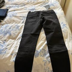 Brand New Sisley Jeans W31 Size 12/14 Black Tags