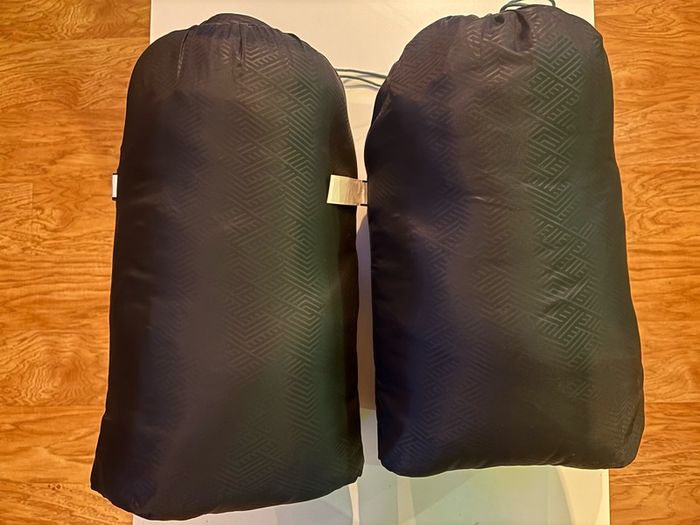 2 Quechua Arpenaz 15 sleeping bag by Decathlon