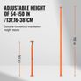 House Floor Jack, 54"-150" Height Range, 11200 lbs Max Load Capacity, Adjustable Support Beam Basement Jack Post Pole for Leveling Image 2
