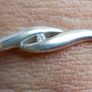 Vintage 925 Sterling Silver  Beautiful Hallmarked Bracelet with Central Stone detail Image 2