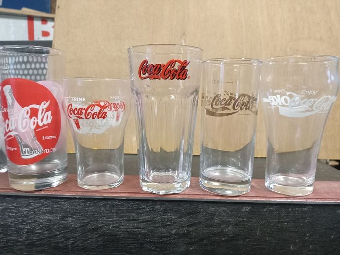 coke  glasses  collection