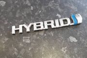 Hybrid car badge