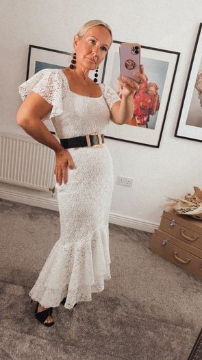 zara lace dress