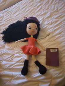 Handmade crochet doll