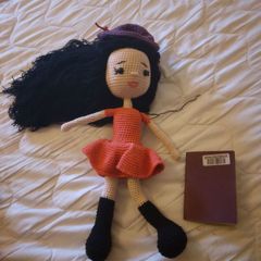 Handmade crochet doll