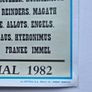 Original 1982 World Cup Final Italy vs Germany Poster Donat Sauri Ortega Spain 82 Image 5