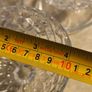 Set of 3 Cut Crystal Footed Dessert Bowl- Vintage Crystal Bowl- Sundae Ice Cream Bowls - Prawn Cocktail Or Dessert Dishes Image 2