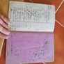 antique ledger 1873 Image 6