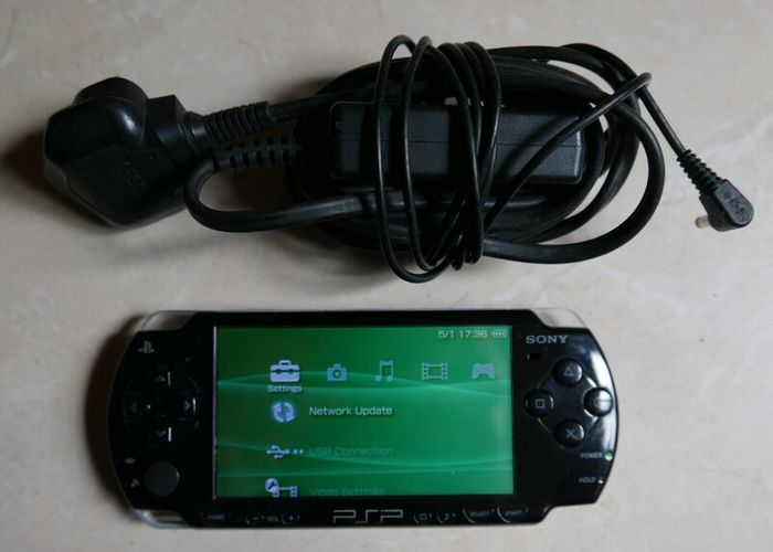 Sony PSP-3000 Black Console Tested Working