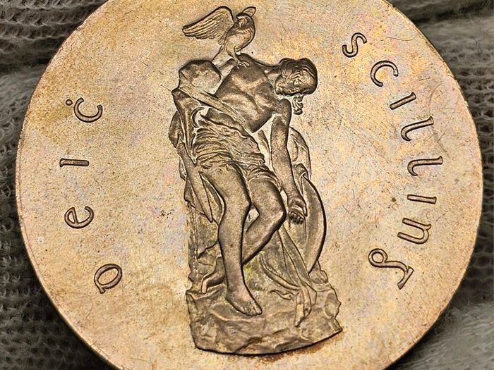 Ireland 1966 Silver Proof 10 Shillings in Original Holder