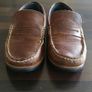 River island real leather brown boys shoes Image 3