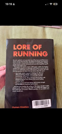 Lore of Running by Tim Noakes Fourth Edition