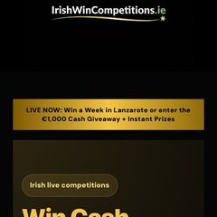 Competitions Website Ready To Start Straight Away