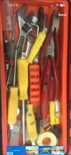 Over 300 mechanics tools and old school toolbox from the 1970s to 2000s