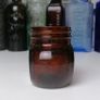 70 - Vintage 4oz Marmite Dark Brown Glass Jar Image 4
