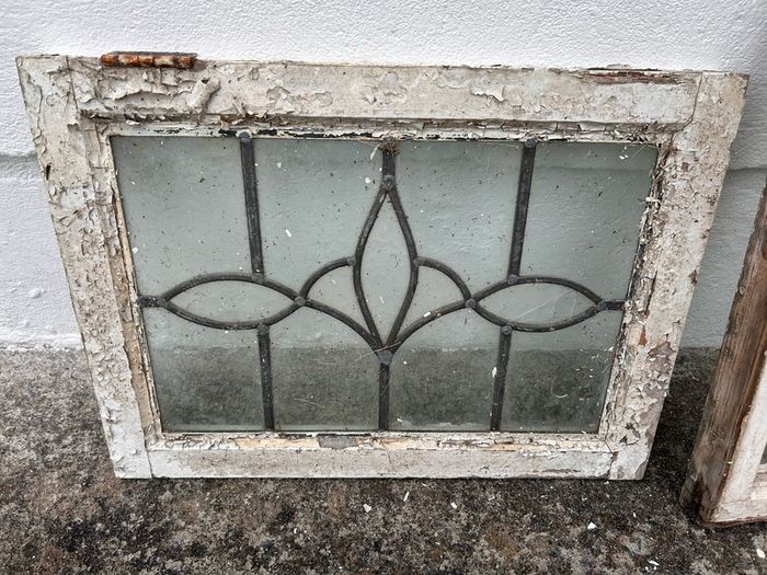 Antique Stained leader Glass window