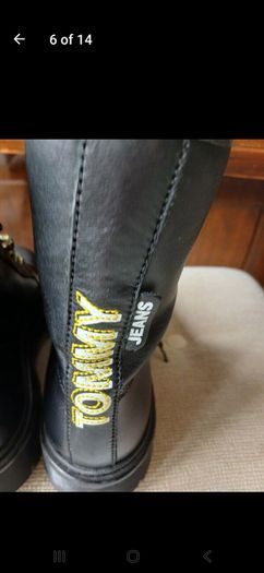 Tommy Jeans leather boots  Excellent condition