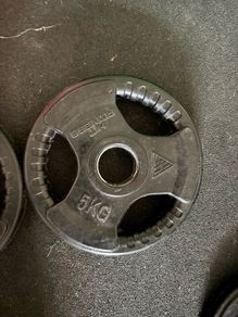 Hit Fitness Rubber Radial Olympic Weight Discs | 2 x 5kg