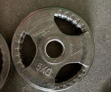 Hit Fitness Rubber Radial Olympic Weight Discs | 2 x 5kg