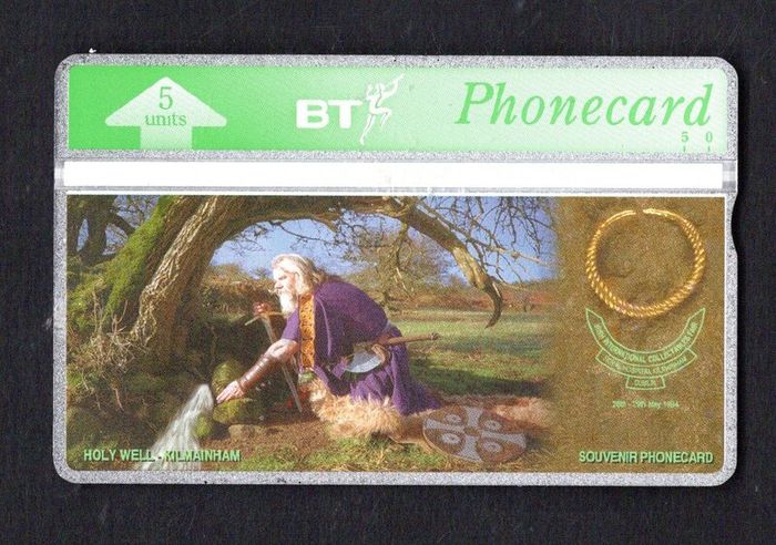 1994 5unit Ireland Irish International Collectors Fair Souvenir Phonecard showing Ringmoney (Landis & Gyr) BT Phone Card