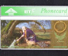 1994 5unit Ireland Irish International Collectors Fair Souvenir Phonecard showing Ringmoney (Landis & Gyr) BT Phone Card