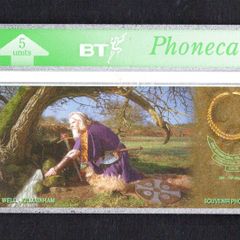 1994 5unit Ireland Irish International Collectors Fair Souvenir Phonecard showing Ringmoney (Landis & Gyr) BT Phone Card