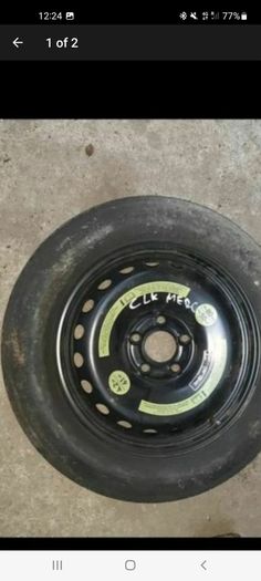 Mercedes clk spare wheel 16"