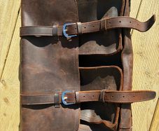 Full Grain Crazy Horse leather satchel